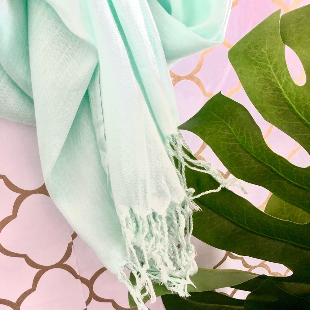 •🍍• Aqua Blue Summer Scarf